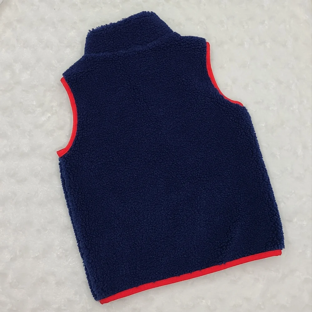 Carter's boys' navy sherpa vest size 3T